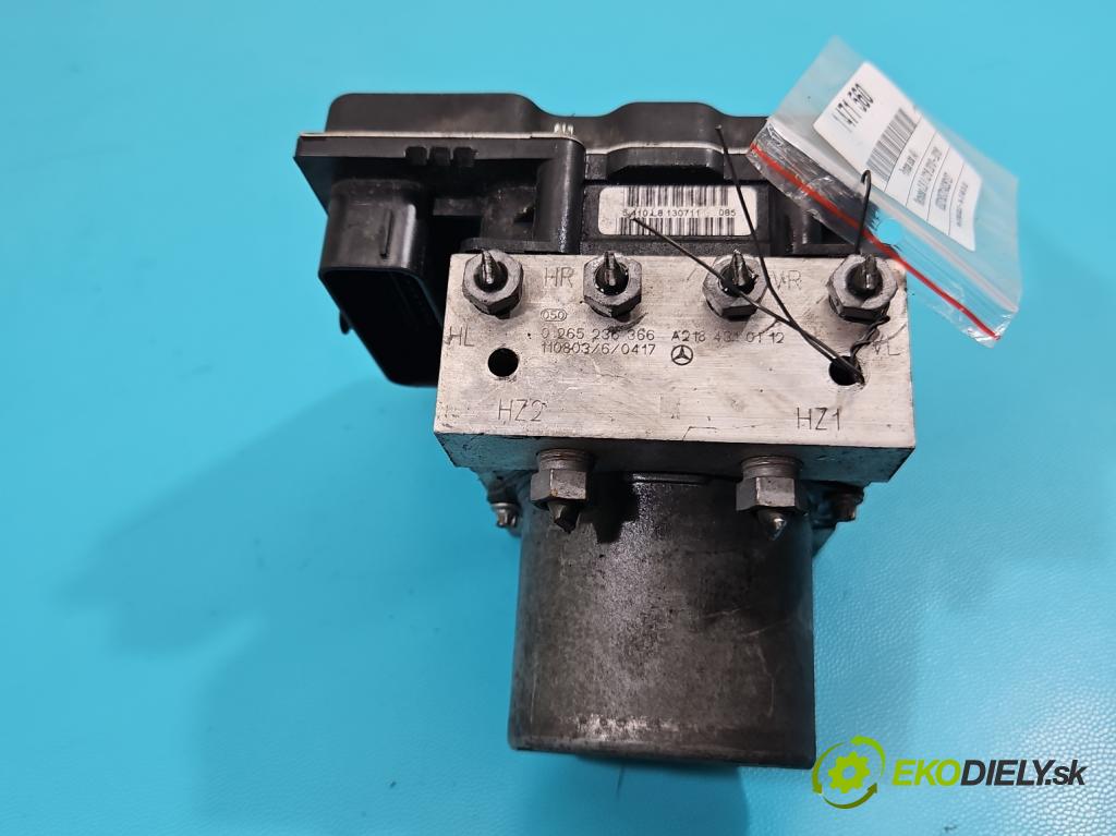 Mercedes CLS II C218 2010-2018 4.7 V8 (278922) 408KM automatic 300 kW 4663 cm3 4- čerpadlo abs 0265951487 (Pumpa ABS)