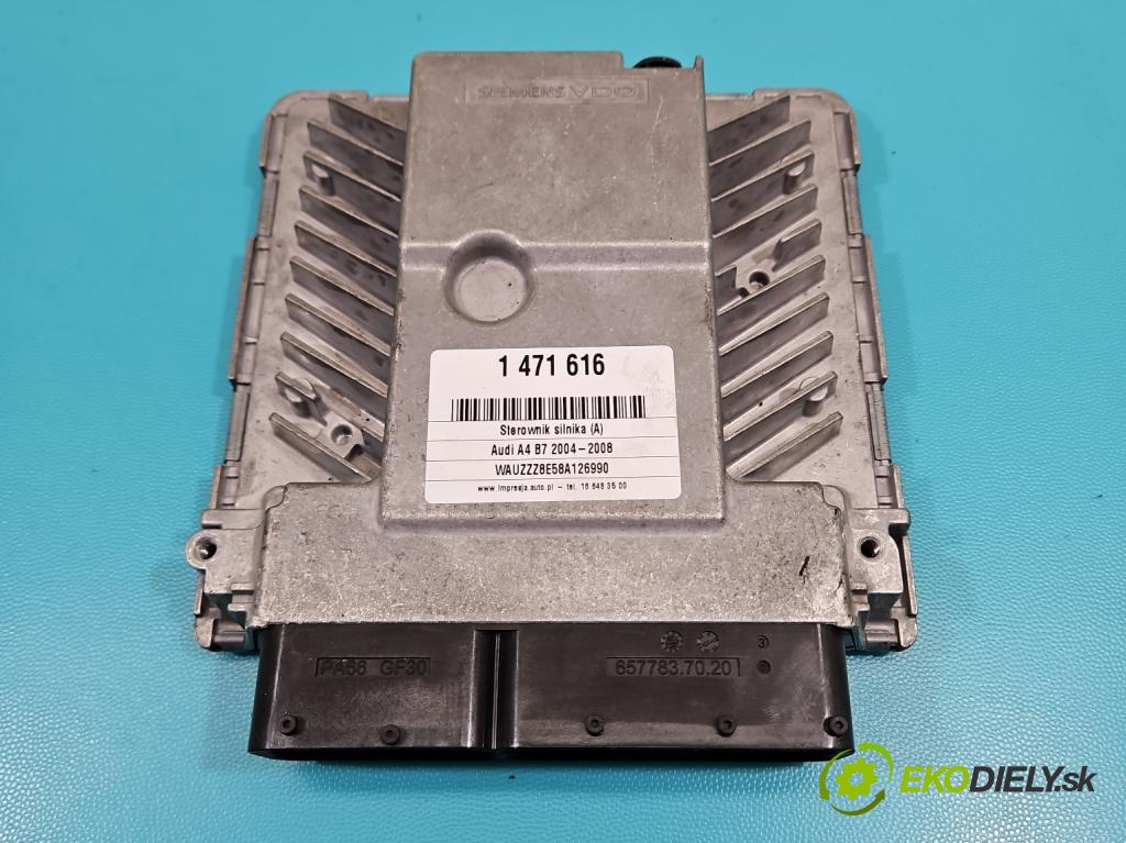 Audi A4 B7 2004-2008 2.0 tdi 170 HP manual 125 kW 1968 cm3 5- riadiaca jednotka motora 03G906018AQ
