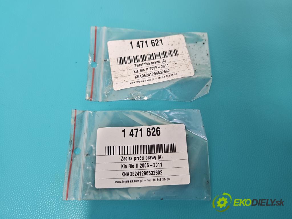 Kia Rio II 2005-2011 1.4 16V 75 hp manual 55 kW 1399 cm3 5- náboj pravé  (Náboje)