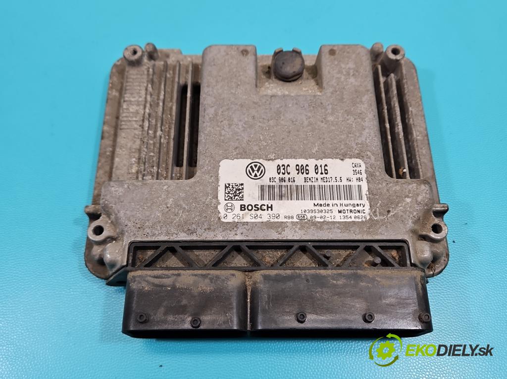 Vw Golf VI 2008-2013 1.4 TSI 122 HP manual 90 kW 1390 cm3 5- riadiaca jednotka motora 0261S04390
