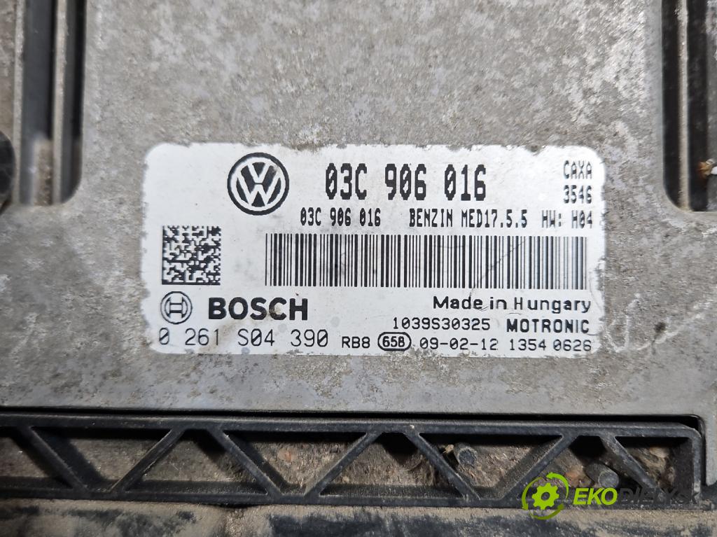 Vw Golf VI 2008-2013 1.4 TSI 122 HP manual 90 kW 1390 cm3 5- riadiaca jednotka motora 0261S04390