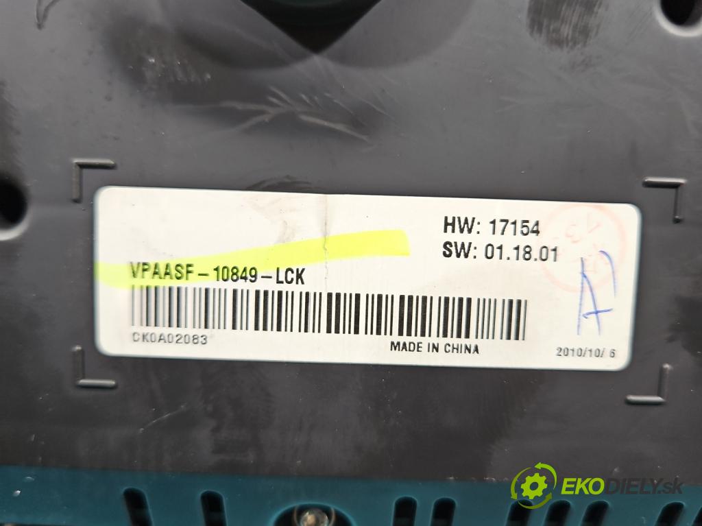 Nissan Qashqai I J10 2006-2013 2.0 dci 150 HP manual 110 kW 1995 cm3 5- prístrojovka/ budíky VPAASF-10849-LCK (Prístrojová doska)