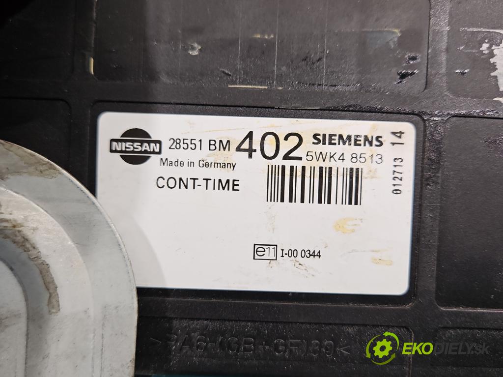 Nissan Almera N16 2000-2006 1.5 16V 90 HP manual 66 kW 1498 cm3 4- riadiaca jednotka motora MEC20-605