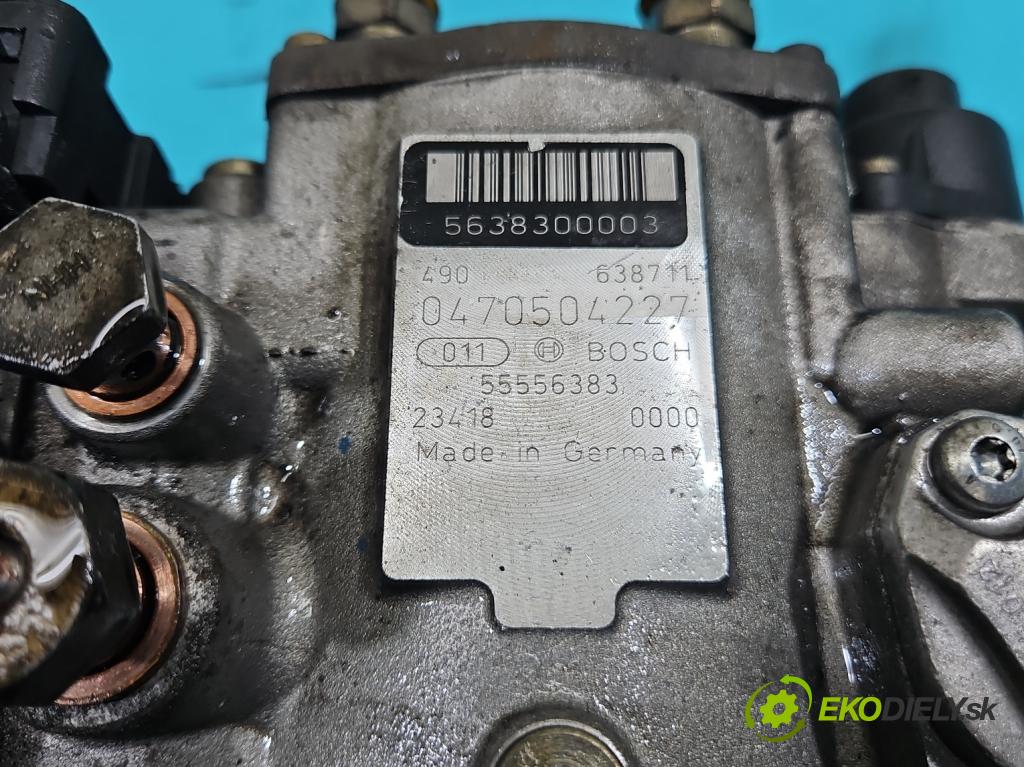 Opel Zafira A 1999-2005 2.0 dti 101 HP manual 74 kW 1995 cm3 5- čerpadlo vstrekovacia 0470504227 (Vstrekovacie čerpadlo)