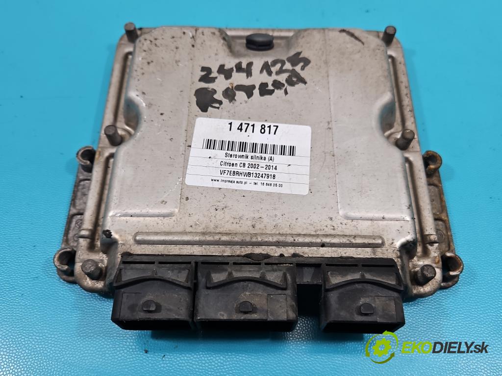 Citroen C8 2002-2014 2.0 hdi 109 HP manual 80 kW 1997 cm3 5- riadiaca jednotka motora 0281011800