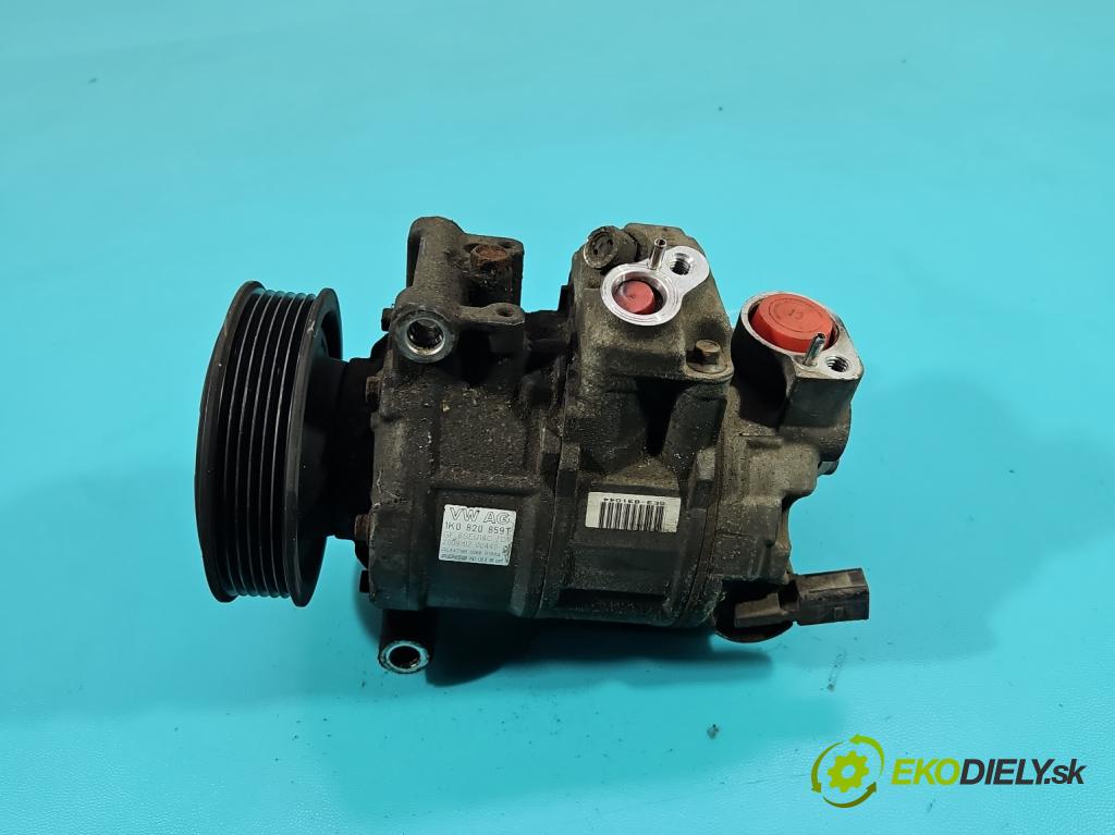 Vw Golf VI 2008-2013 1.4 TSI 122 HP manual 90 kW 1390 cm3 5- Kompresor: klimatizácie 1K0820859T (Kompresor klimatizácie)
