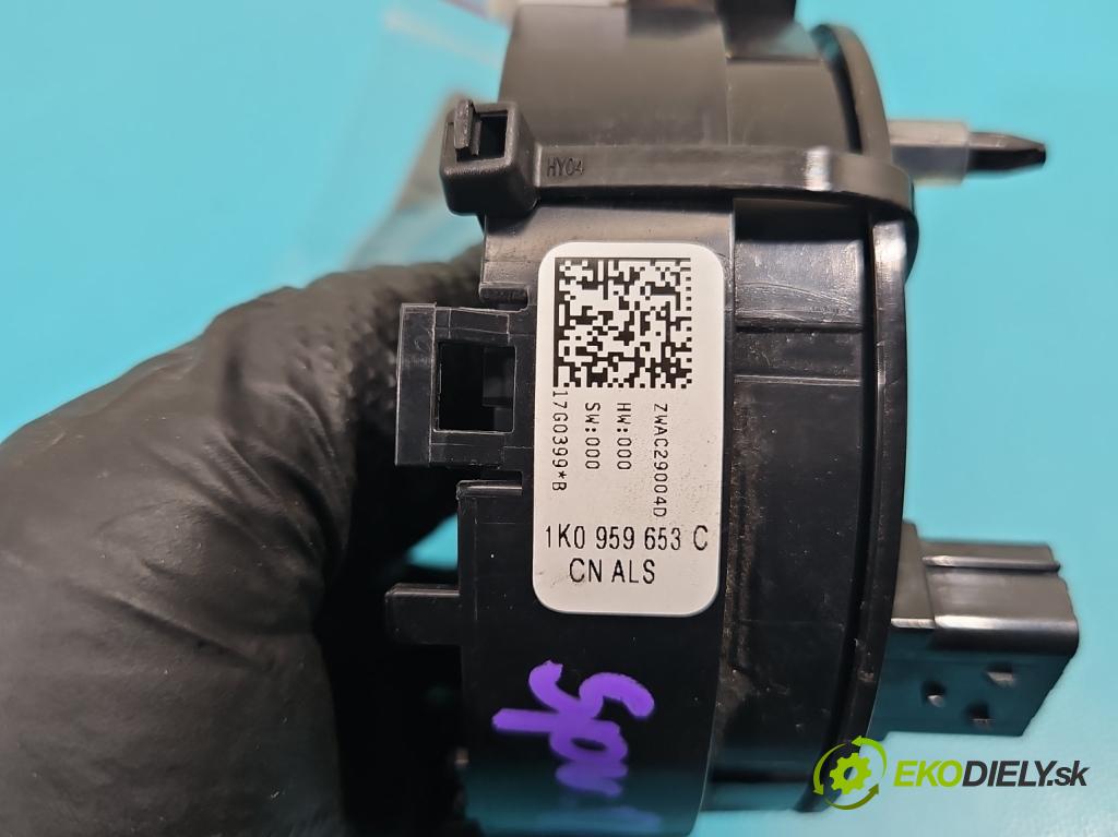Vw Tiguan I 2007-2016 1.4 TSI 150 HP manual 110 kW 1390 cm3 5- Páska: airbag 1K0959653C (Airbag)