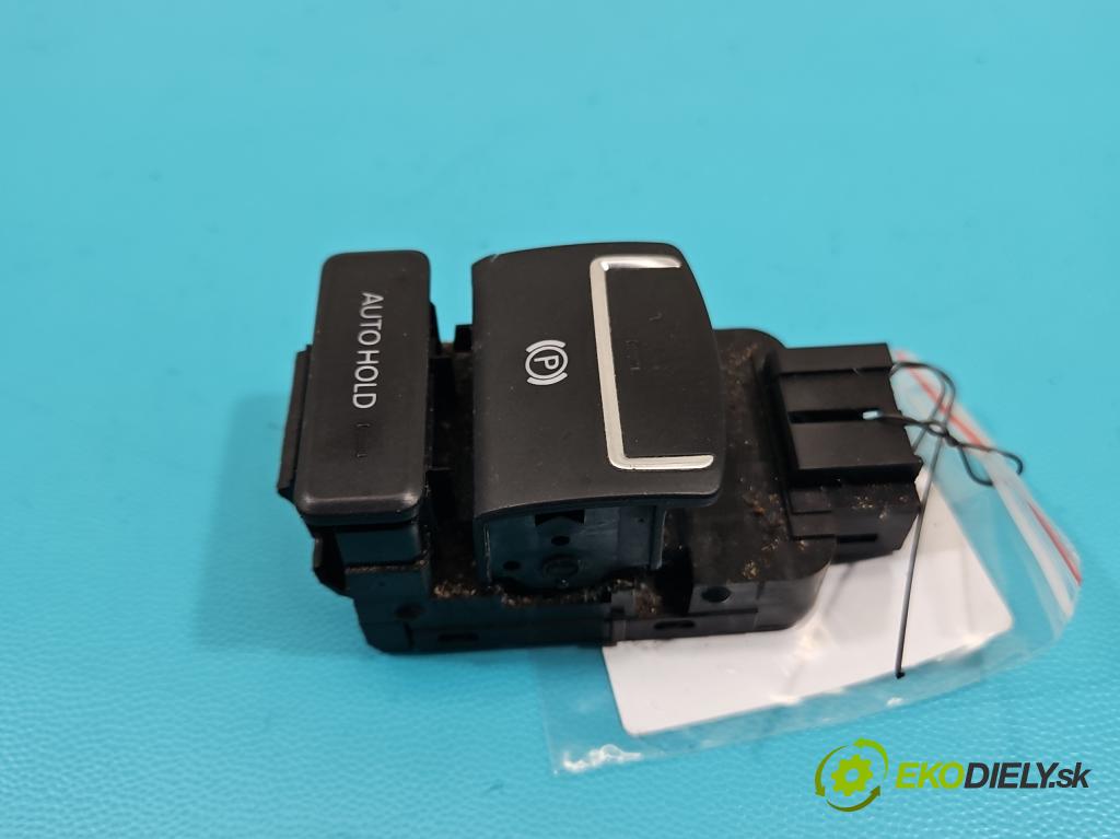 Vw Tiguan I 2007-2016 1.4 TSI 150 hp manual 110 kW 1390 cm3 5- Přepínač brzda: ručního 5N0927225 (Ovládaní topení a přepínače)
