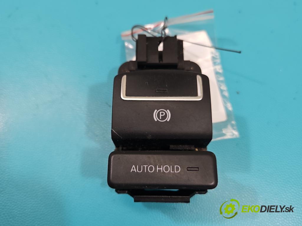 Vw Tiguan I 2007-2016 1.4 TSI 150 hp manual 110 kW 1390 cm3 5- Přepínač brzda: ručního 5N0927225 (Ovládaní topení a přepínače)