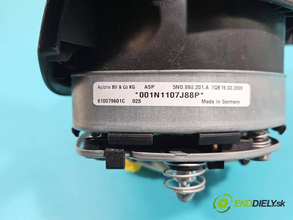 Vw Tiguan I 2007-2016 1.4 TSI 150 HP manual 110 kW 1390 cm3 5- airbag vzduch: Řidiči: 5N0880201A (Airbag)