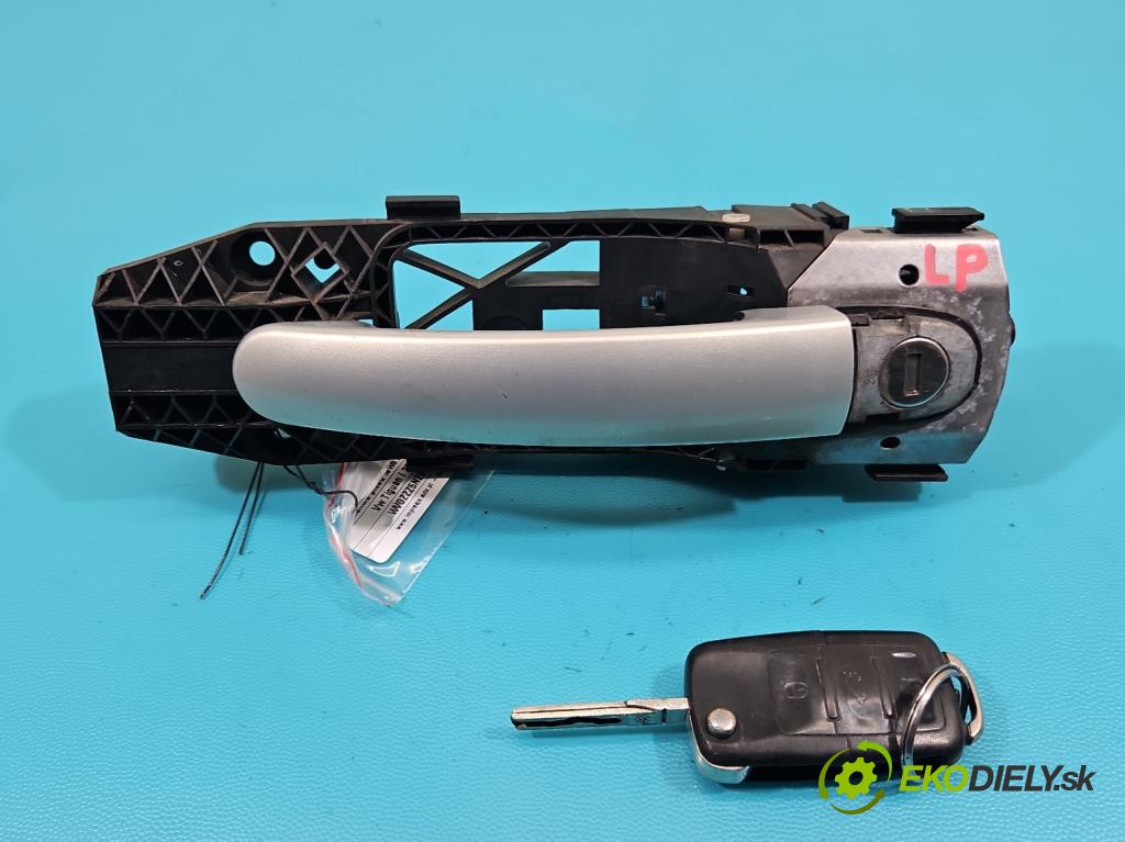 Vw Tiguan I 2007-2016 1.4 TSI 150 HP manual 110 kW 1390 cm3 5- rukoväť predné ľavé mimo: 5N0837885 (Kľučka dverí vonkajšia predná ľavá)