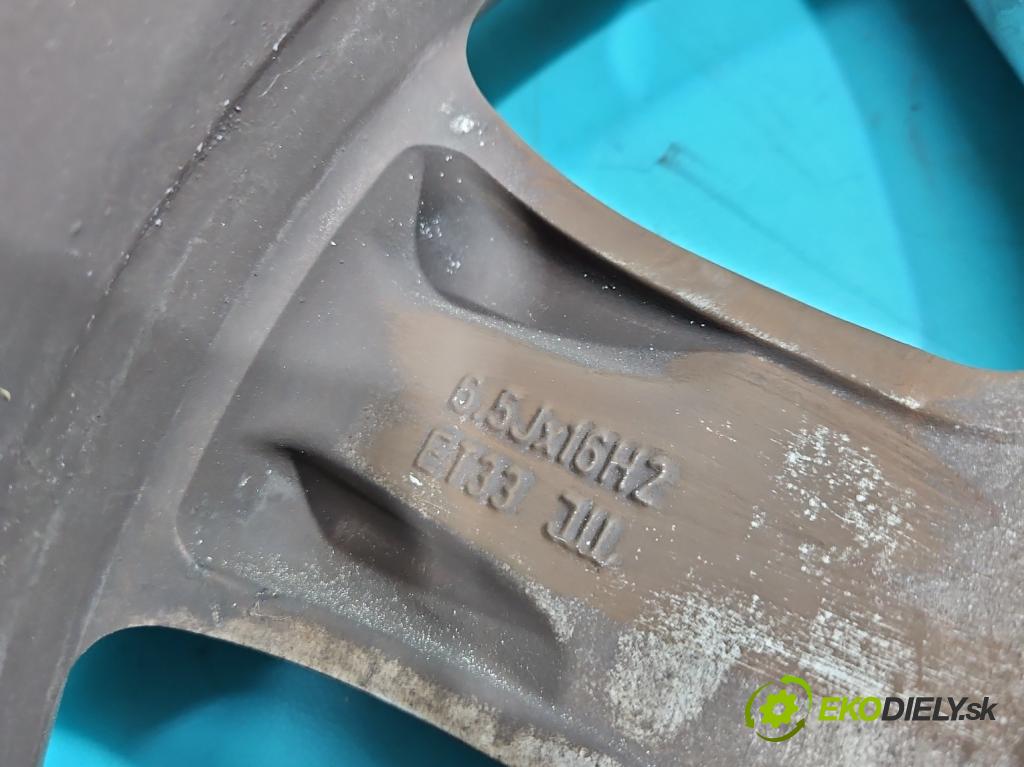 Vw Tiguan I 2007-2016 1.4 TSI 150 HP manual 110 kW 1390 cm3 5- Felga hliník: 16" komplet 5N0601025A