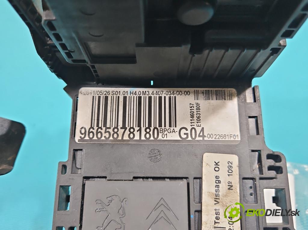 Citroen C4 II 2010-2017 1.6 16V 120 hp manual 88 kW 1598 cm3 5- kontakt plusová 9665878180