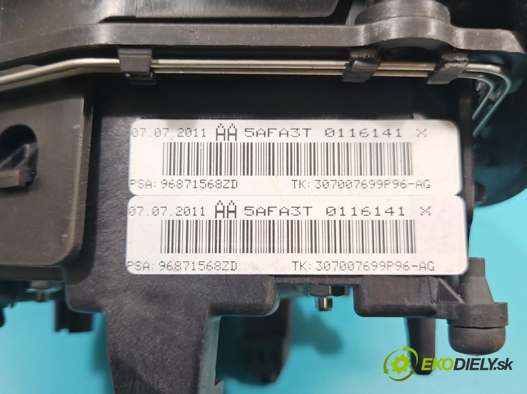 Citroen C4 II 2010-2017 1.6 16V 120 HP manual 88 kW 1598 cm3 5- airbag vzduch: Řidiči: 96871568ZD (Airbag)
