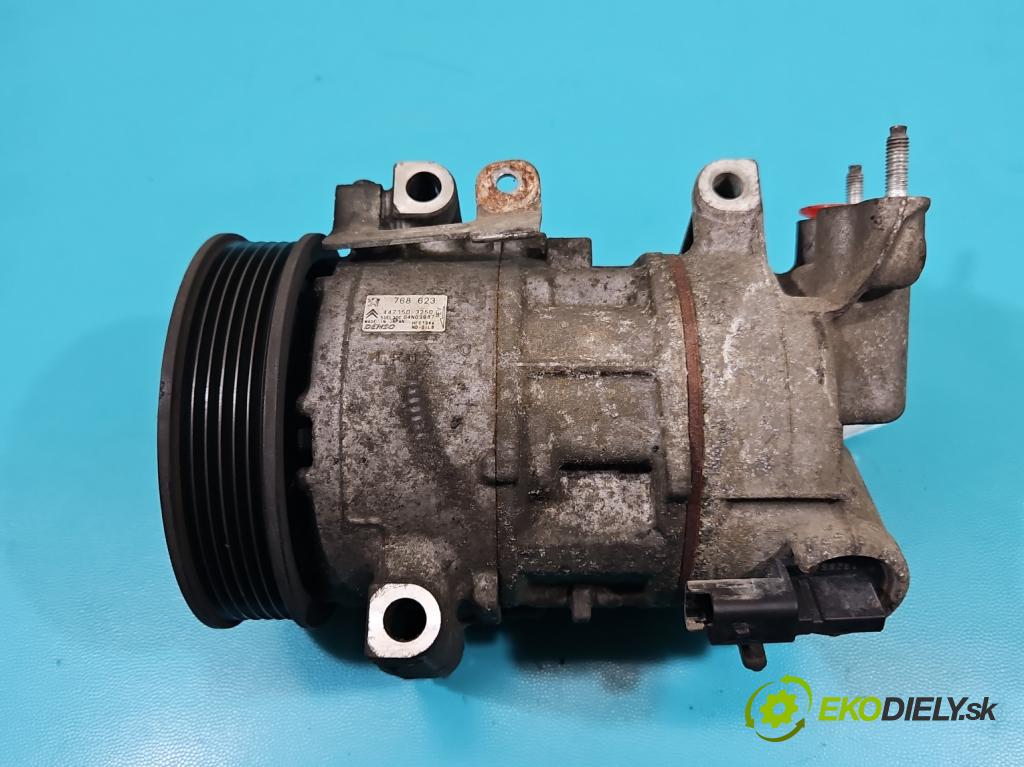 Citroen C4 II 2010-2017 1.6 16V 120 HP manual 88 kW 1598 cm3 5- Kompresor: klimatizácie 447150-3250 (Kompresor klimatizácie)