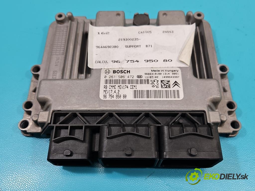 Citroen C4 II 2010-2017 1.6 16V 120 HP manual 88 kW 1598 cm3 5- riadiaca jednotka motora 0261S06472