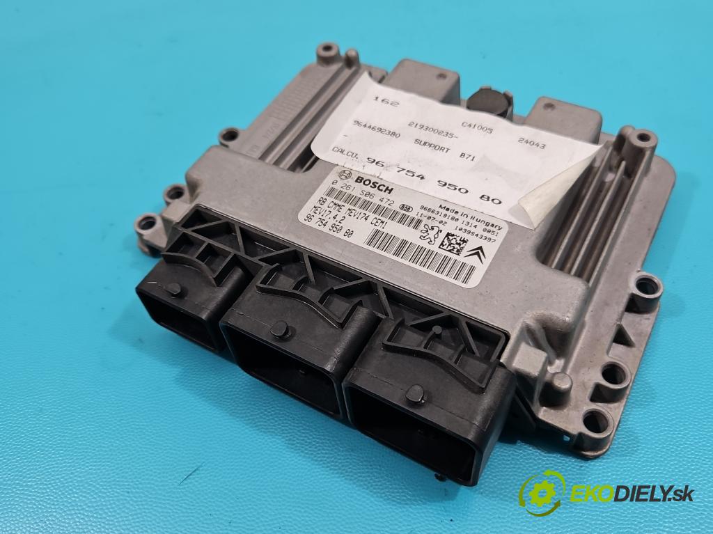 Citroen C4 II 2010-2017 1.6 16V 120 HP manual 88 kW 1598 cm3 5- riadiaca jednotka motora 0261S06472