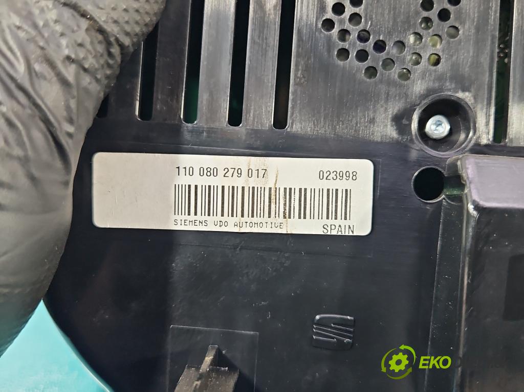 Seat Leon II 2005-2012 1.6 SR 102 HP manual 75 kW 1595 cm3 5- prístrojovka/ budíky 1P0920804B (Prístrojová doska)