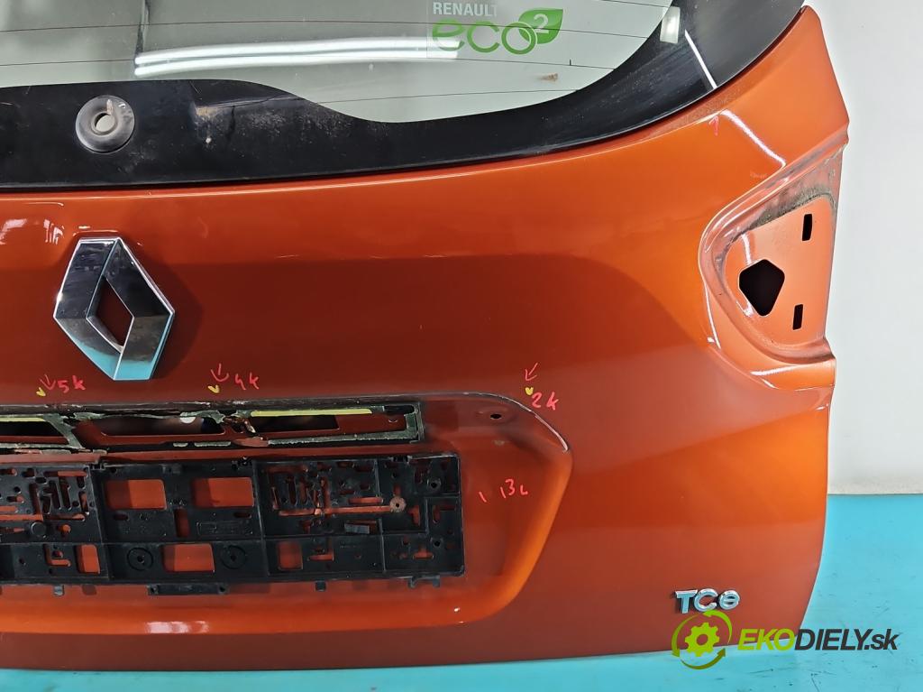 Renault Captur I 2013-2019 0.9 Tce 90 HP manual 66 kW 898 cm3 5- zadna kufor  (Kapota zadná (kufor))