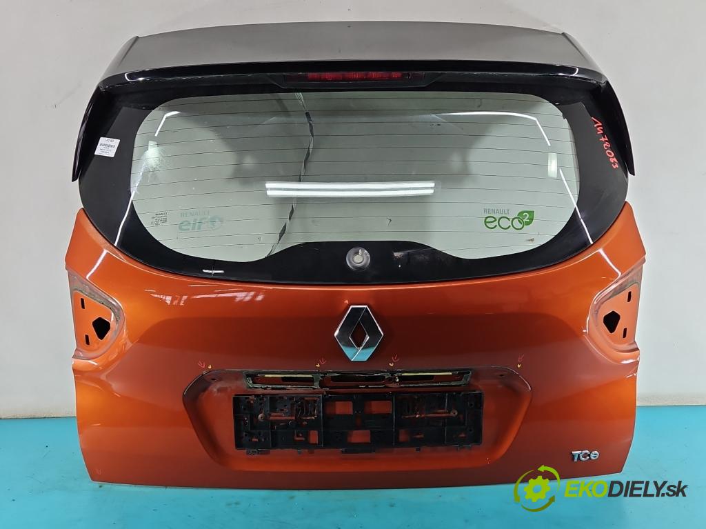 Renault Captur I 2013-2019 0.9 Tce 90 HP manual 66 kW 898 cm3 5- zadna kufor  (Kapota zadná (kufor))