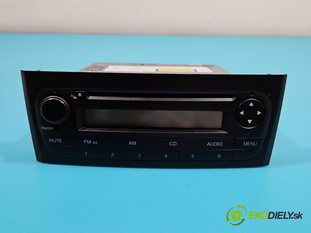Fiat Punto Grande 1,3.0 jtd 75 HP manual 55 kW 1248 cm3 3- Radio originál 735446970