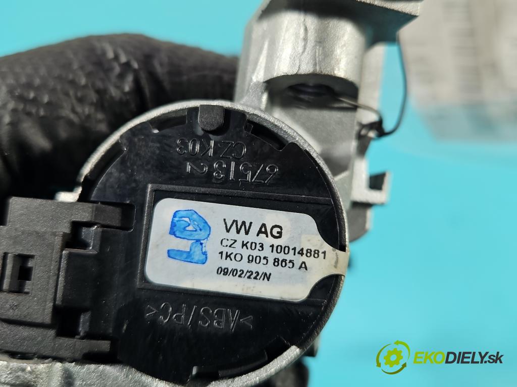 Vw Golf VI 2008-2013 1.4 TSI 122 HP manual 90 kW 1390 cm3 5- Spínačka 1K0905865A (Spínacia skrinka)