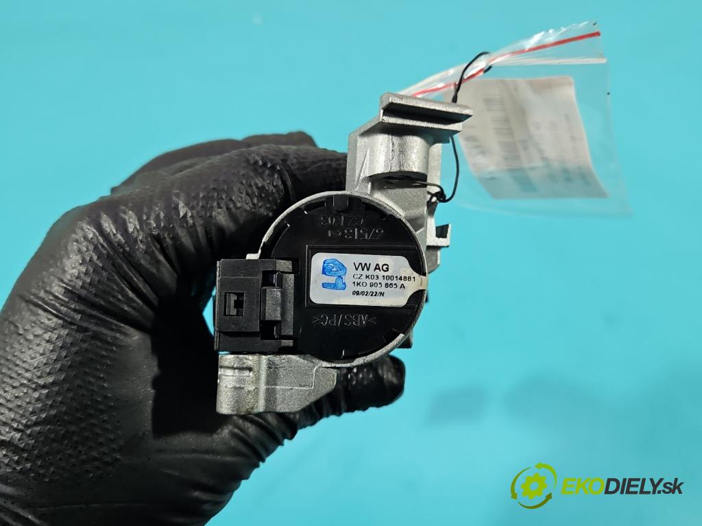 Vw Golf VI 2008-2013 1.4 TSI 122 HP manual 90 kW 1390 cm3 5- Spínačka 1K0905865A (Spínacia skrinka)