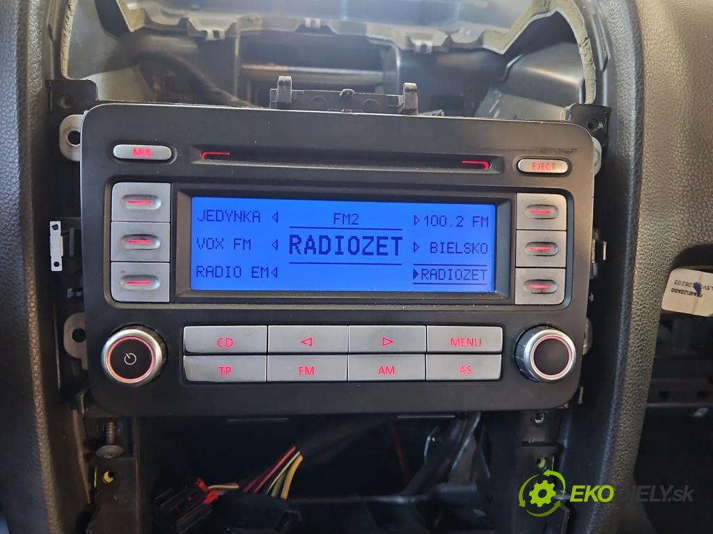 Vw Jetta V 2005-2010 1.9 tdi 105 HP manual 77 kW 1896 cm3 4- Radio originál 1K0035186T