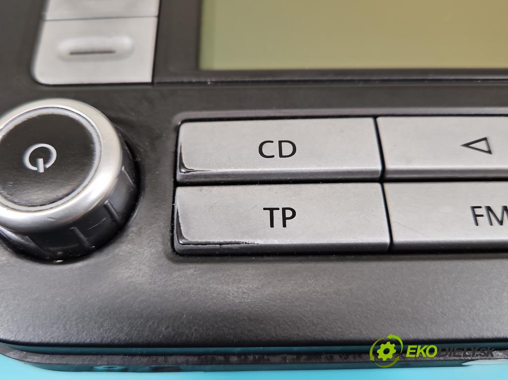 Vw Jetta V 2005-2010 1.9 tdi 105 HP manual 77 kW 1896 cm3 4- Radio originál 1K0035186T