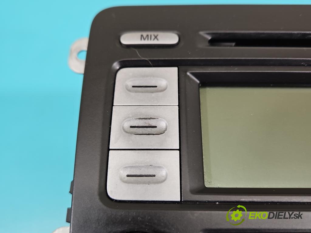 Vw Jetta V 2005-2010 1.9 tdi 105 HP manual 77 kW 1896 cm3 4- Radio originál 1K0035186T