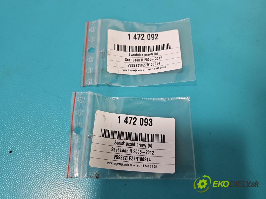 Seat Leon II 2005-2012 1.6 SR 102 hp manual 75 kW 1595 cm3 5- náboj pravé  (Náboje)