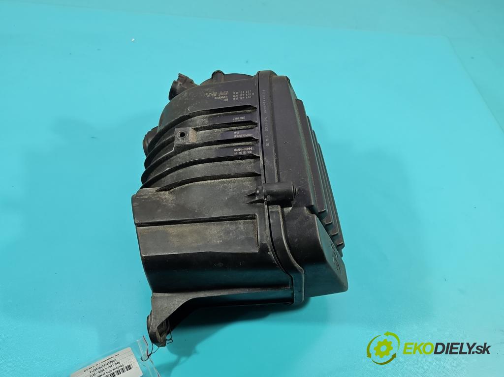 Seat Leon II 2005-2012 1.6 SR 102 HP manual 75 kW 1595 cm3 5- obal filtra vzduchu 1F0129620 (Obal vzduchového filtra)