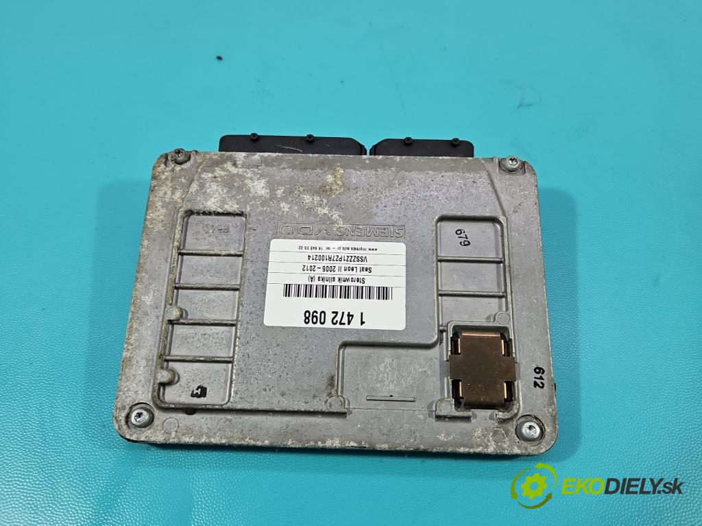 Seat Leon II 2005-2012 1.6 SR 102 HP manual 75 kW 1595 cm3 5- riadiaca jednotka motora 06A906033FF
