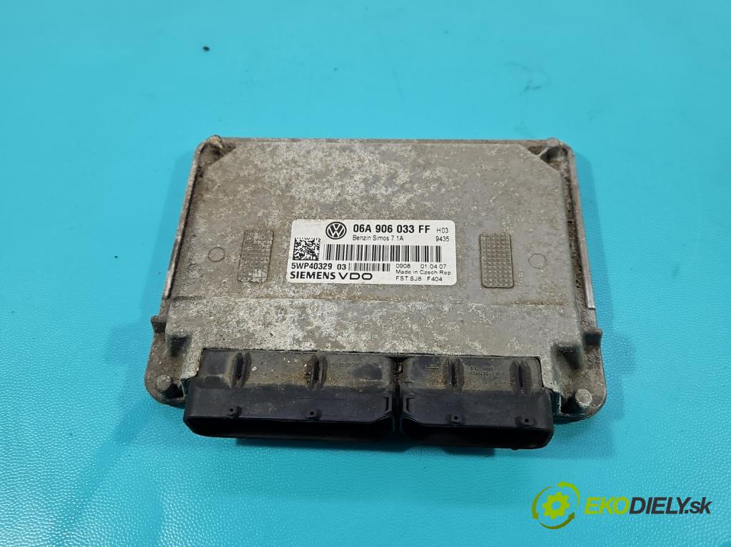 Seat Leon II 2005-2012 1.6 SR 102 HP manual 75 kW 1595 cm3 5- riadiaca jednotka motora 06A906033FF