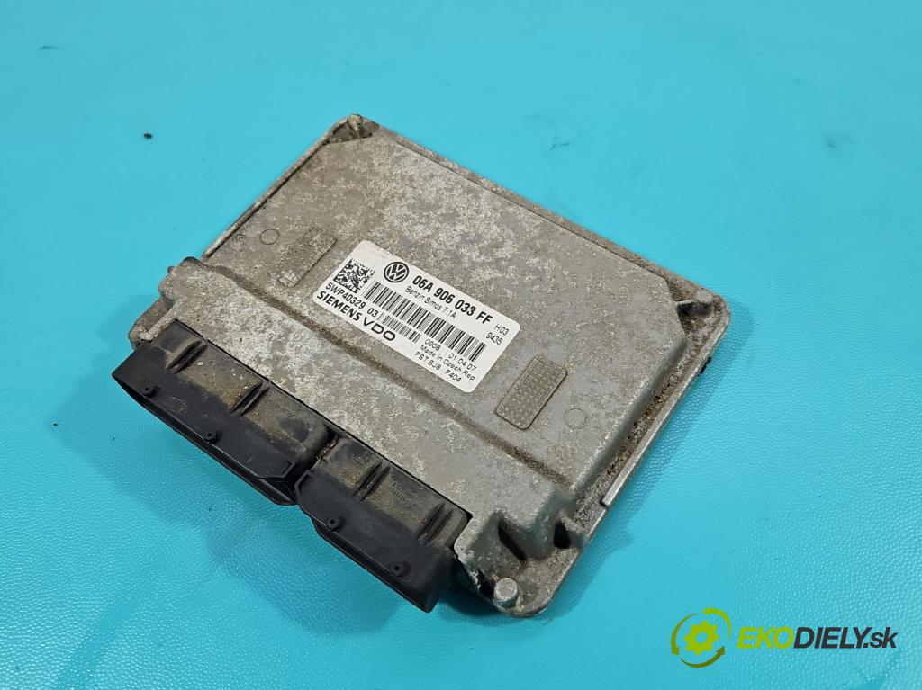 Seat Leon II 2005-2012 1.6 SR 102 HP manual 75 kW 1595 cm3 5- riadiaca jednotka motora 06A906033FF