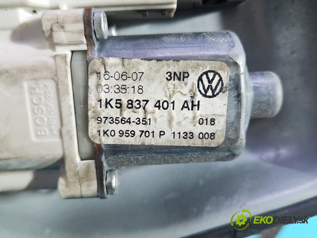 Vw Jetta V 2005-2010 1.9 tdi 105 hp manual 77 kW 1896 cm3 4- mechanismus stahování přední levý 1K5837401AH