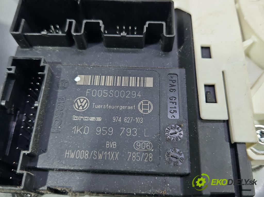 Vw Jetta V 2005-2010 1.9 tdi 105 hp manual 77 kW 1896 cm3 4- mechanismus stahování přední levý 1K5837401AH