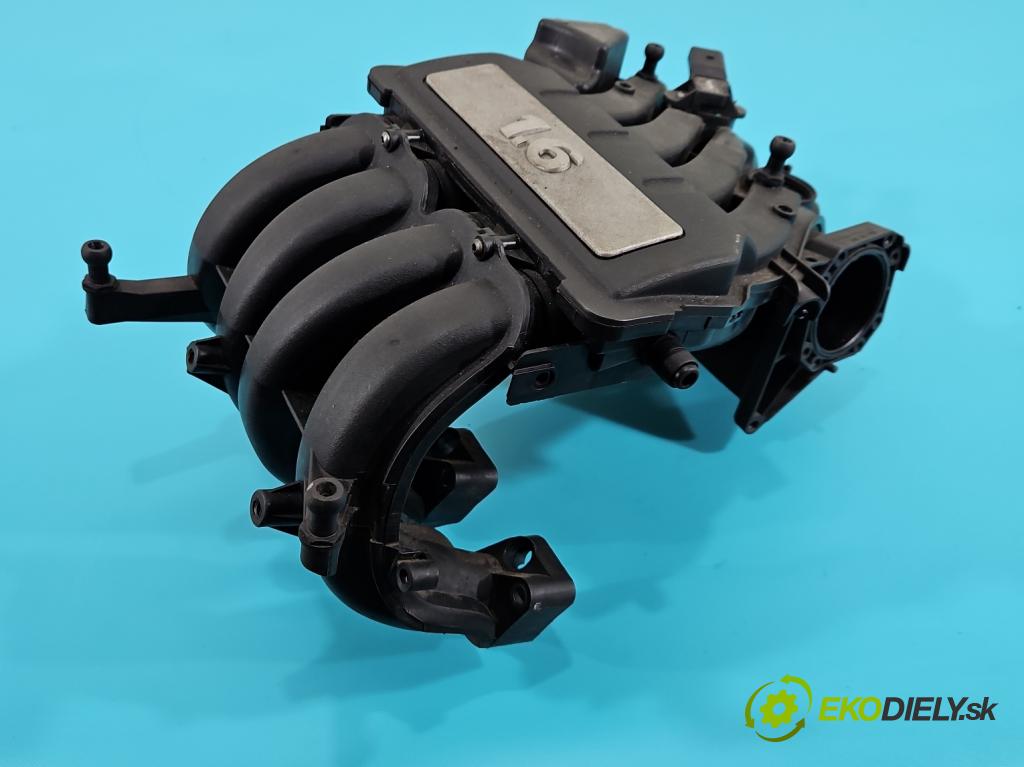 Seat Leon II 2005-2012 1.6 SR 102 hp manual 75 kW 1595 cm3 5- potrubí sací 06A133203DL (Sací potrubí)