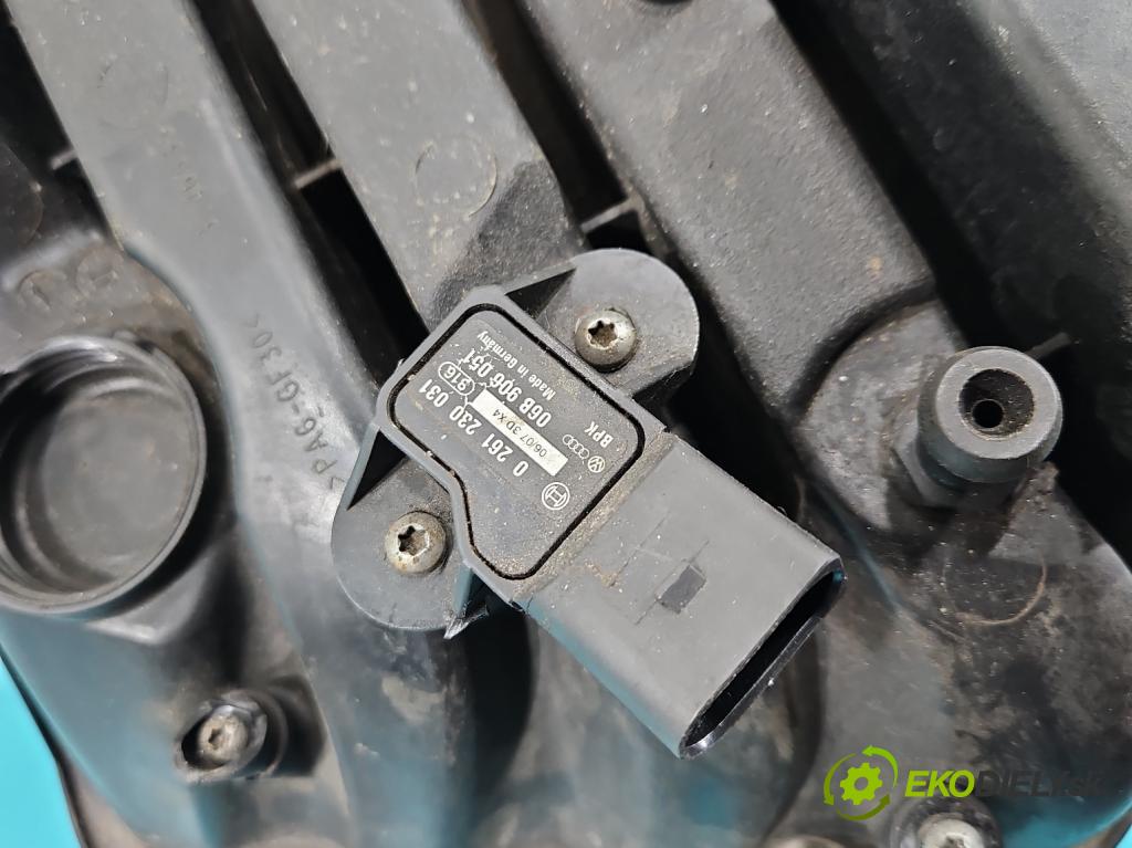 Seat Leon II 2005-2012 1.6 SR 102 hp manual 75 kW 1595 cm3 5- potrubí sací 06A133203DL (Sací potrubí)
