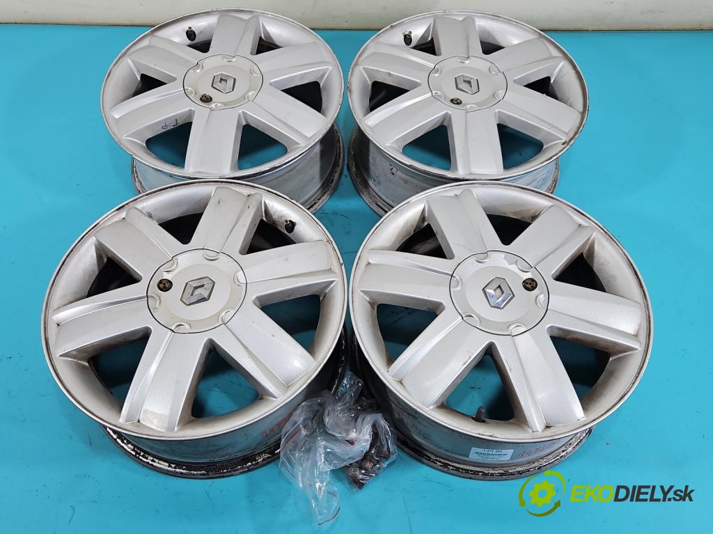 Renault Captur I 2013-2019 0.9 Tce 90 HP manual 66 kW 898 cm3 5- Felga hliník: 16" komplet 8200217241A