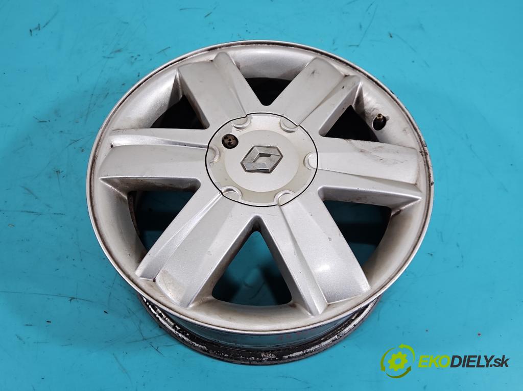 Renault Captur I 2013-2019 0.9 Tce 90 HP manual 66 kW 898 cm3 5- Felga hliník: 16" komplet 8200217241A