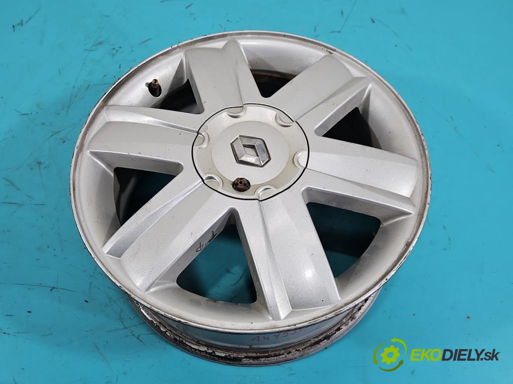 Renault Captur I 2013-2019 0.9 Tce 90 HP manual 66 kW 898 cm3 5- Felga hliník: 16" komplet 8200217241A