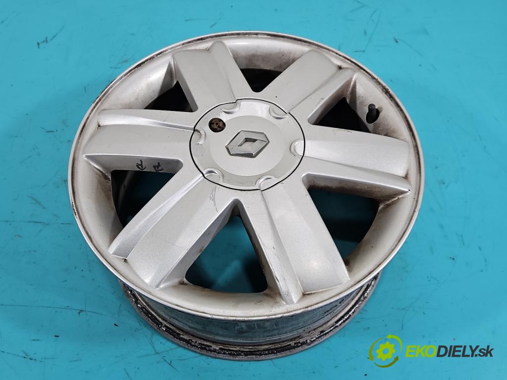 Renault Captur I 2013-2019 0.9 Tce 90 HP manual 66 kW 898 cm3 5- Felga hliník: 16" komplet 8200217241A