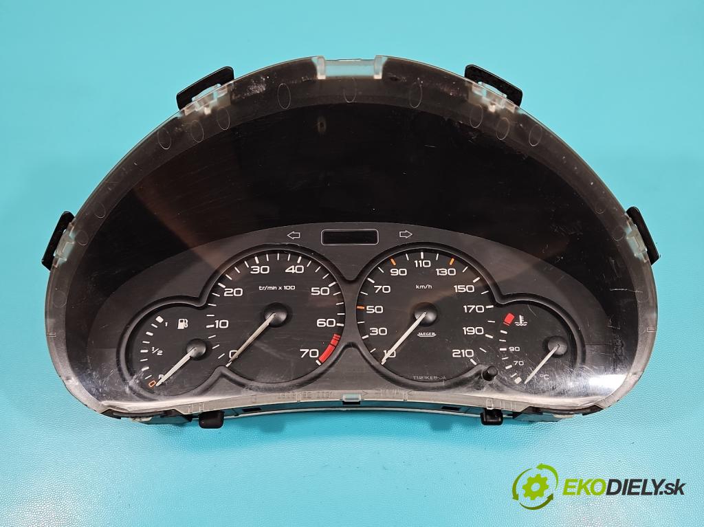 Peugeot 206 1.4 8V 75 HP manual 55 kW 1360 cm3 5- prístrojovka/ budíky 9634961180 (Prístrojová doska)