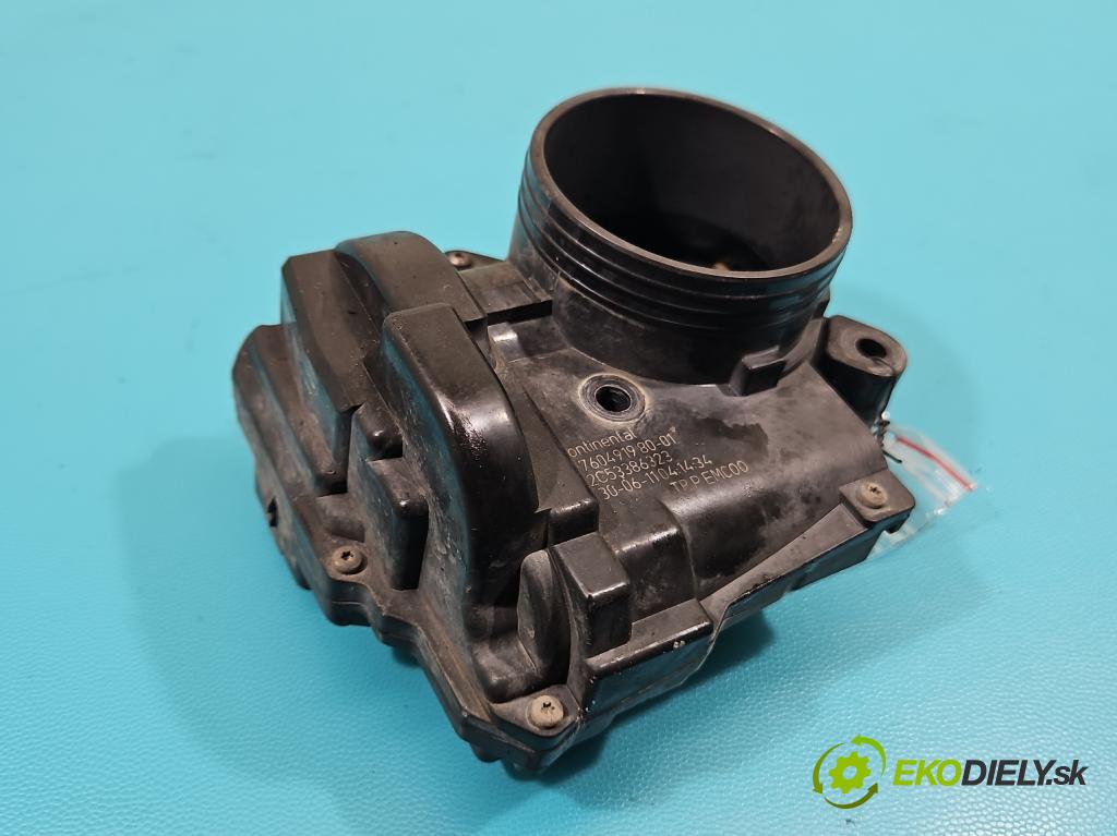 Citroen C4 II 2010-2017 1.6 16V 120 HP manual 88 kW 1598 cm3 5- klapka 760491980 (Škrtiaca klapka)