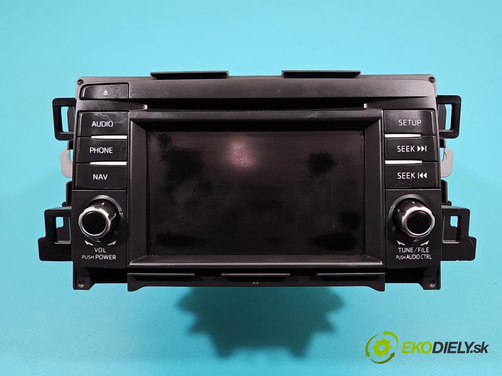 Mazda 6 III GJ 2012-2024 2.2d 150 HP manual 110 kW 2190 cm3 4- Radio originál GKK966DV0A