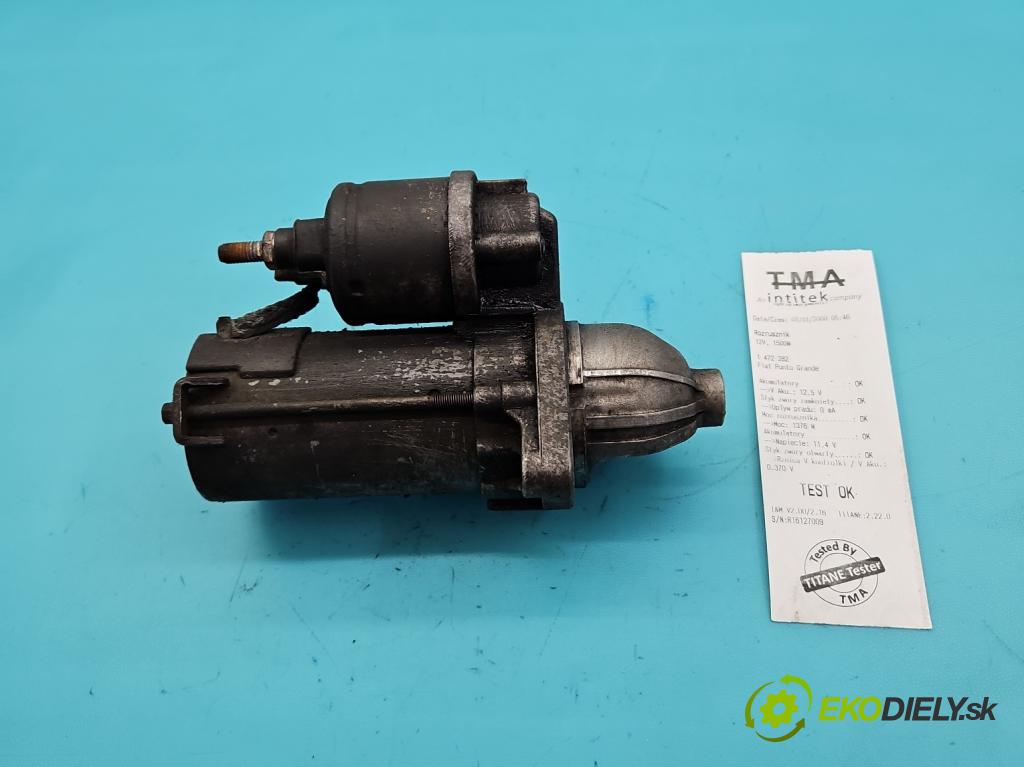 Fiat Punto Grande 1,3.0 jtd 75 HP manual 55 kW 1248 cm3 3- štartér D6G32 (Štartér)