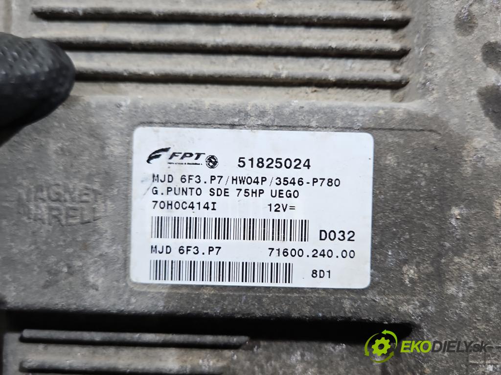 Fiat Punto Grande 1,3.0 jtd 75 HP manual 55 kW 1248 cm3 3- riadiaca jednotka motora 51825024