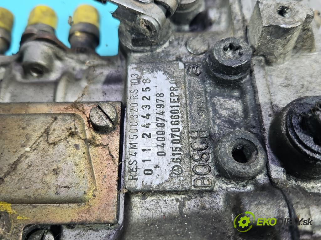 Mercedes 123 2.0d 60 HP manual 44 kW 1988 cm3 4- čerpadlo vstrekovacia 0400074978 (Vstrekovacie čerpadlo)