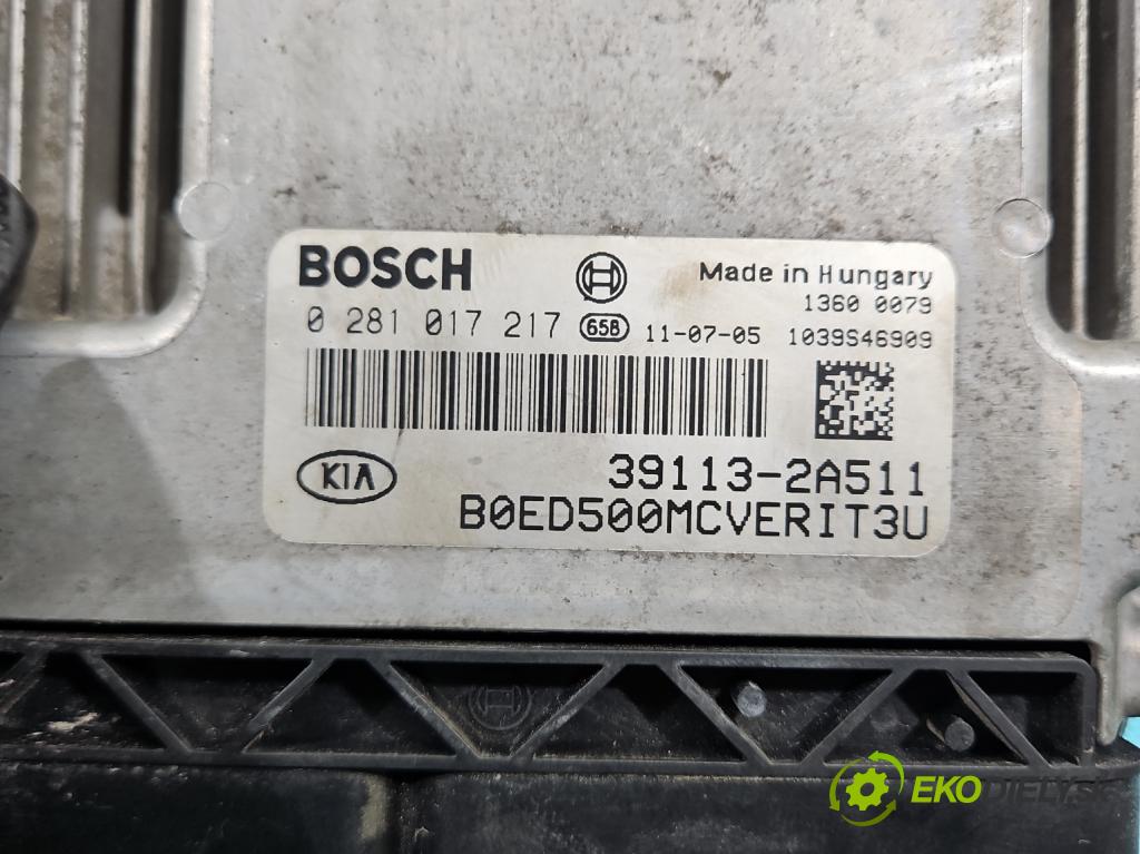 Kia Ceed I 2006-2012 1.6 crdi 116 HP manual 85 kW 1582 cm3 5- riadiaca jednotka motora 0281017217